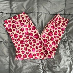 Fabletics Define PowerHold High-Waisted 7/8 Legging - Size 1x - Color Rose Petal